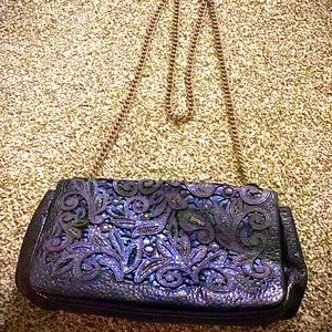 Navy Blue, ornate and beaded, Brighton evening bag! Luna Masterpiece collection!